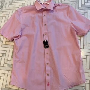 johnnie-O Spielman Hangin’ Out Short Sleeve Knit Button-Up Shirt